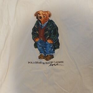 Ralph Lauren Polo Bear Graphic Shirt - White
